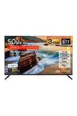 画像:50V型 4K対応チューナーレススマートテレビ GH-GTVM50AG-BK